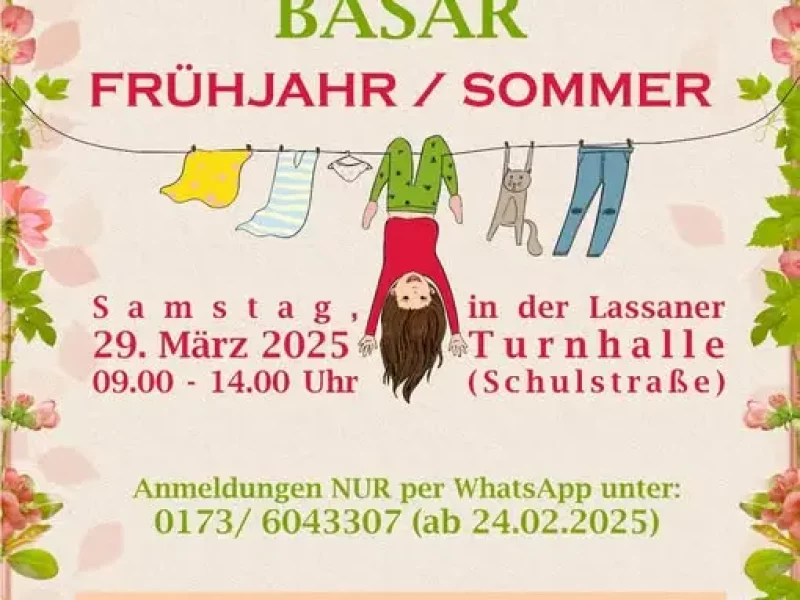 Kindersachenbasar Maerz 2025
